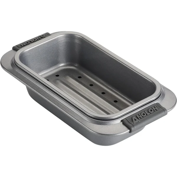 Anolon Bakeware Meatloaf/Loaf Pan Set, 2 Piece