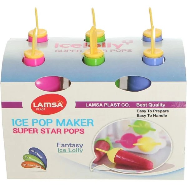Lamsa Plast Ice Pop Maker (6PCS)