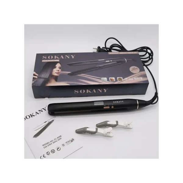 Sokany CL-8288 – مكواة فرد الشعر بتقنية النانو الفضية المضادة للبكتيريا