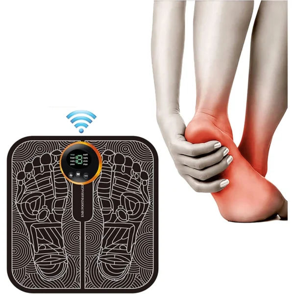 EMS Foot Massager Folding Portable Feet Massage Mat USB Rechargeable MA-860
