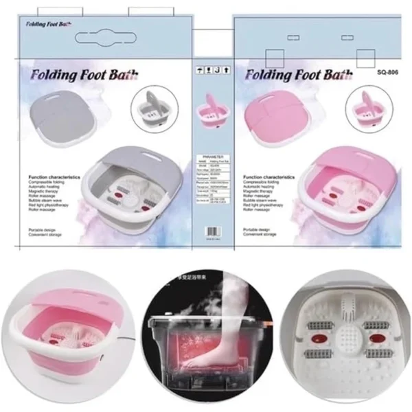 Folding Foot Bath & Spa Tub Massager With Electric Thermostatic Heating SQ-806