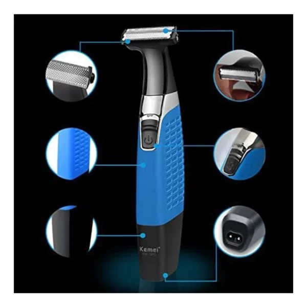 Kemei KM-1910 Professional Beard Groomer Wet & Dry For Men