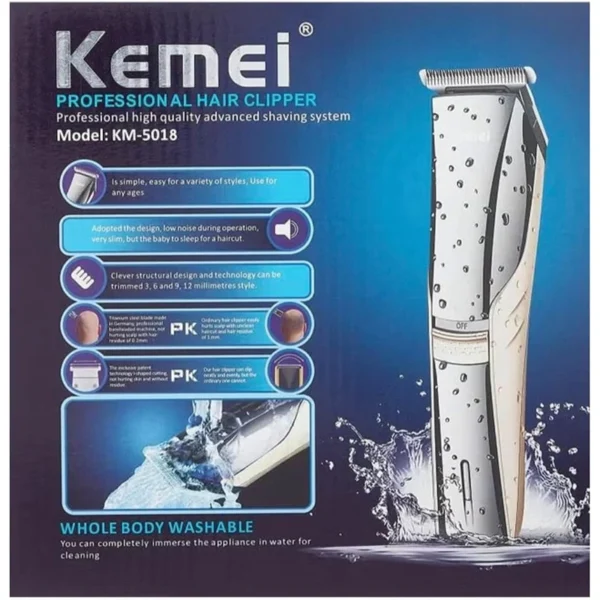 Kemei KM-5018 Electric Hair Trimmer Clipper