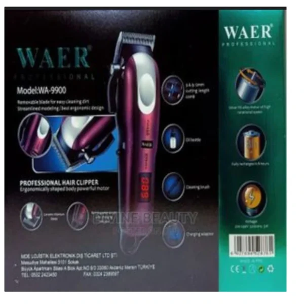 WAER Super Cutting Professional Electric Hair WA-9900