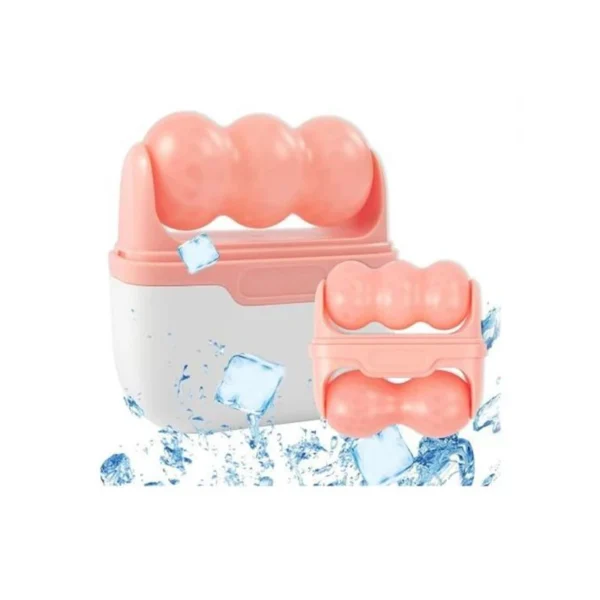 2-in-1 Ice Roller For Facial Skin Care And Eye Puffiness.