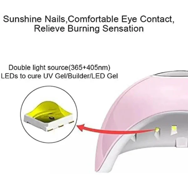 Y18 Sun UV LED Lamp X28 – مجفف أظافر احترافي بالأشعة فوق البنفسجية