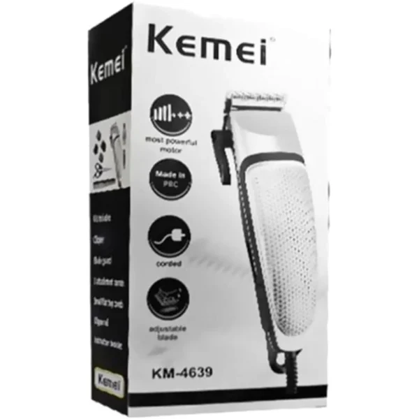 Kemei KM-4639 Electric Shaving Machine Black/Silver