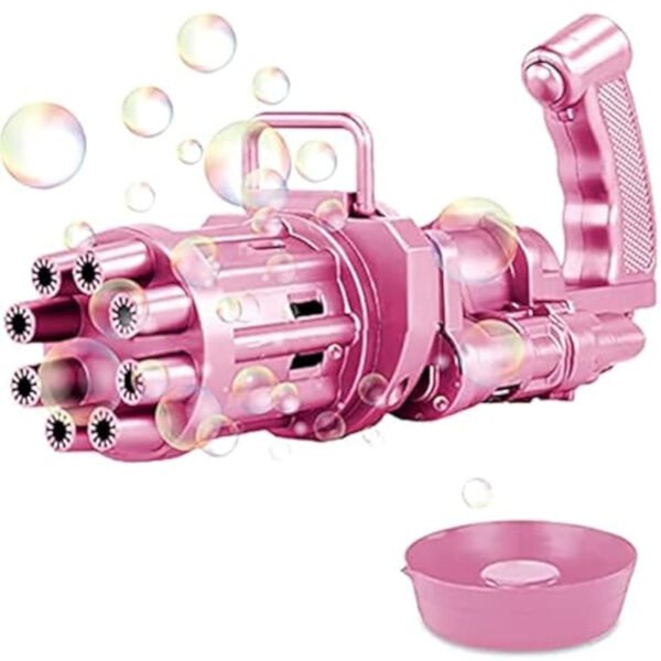 Mini gatling bubble gun