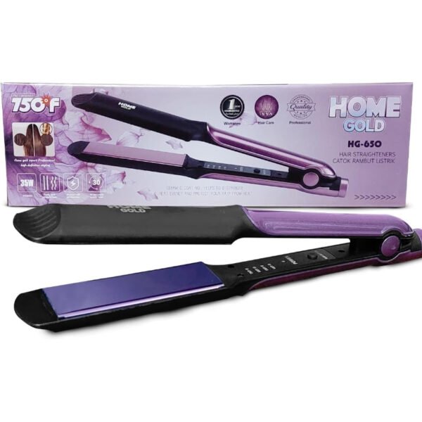Home Gold Hair Straightener HG-650