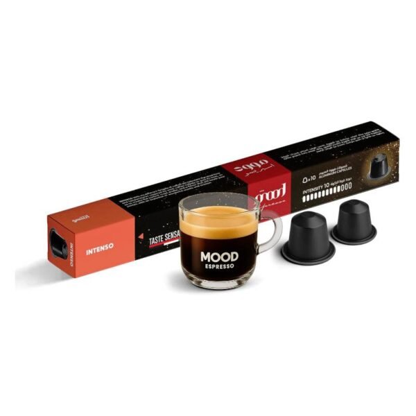 Mood Espresso – Intenso – Nespresso Compatible Aluminium Capsule (10 Capsules)