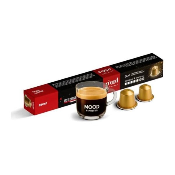 Mood Espresso – Decaf – Nespresso Compatible Aluminium Capsules (10 Capsules)
