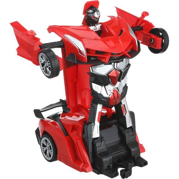 سيارة المتحولين مع جهاز تحكم عن بعد - أحمر