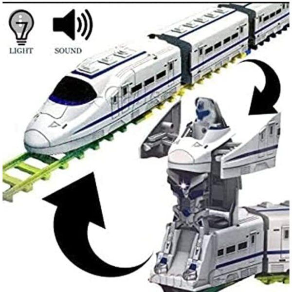 Transformers Electric Track Train 2 in1 Set With Light And Sound Toy For kids