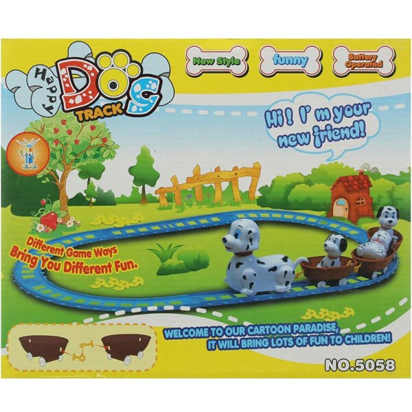 Happy Dog Track Train