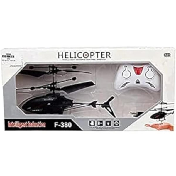 Sensor Airplane with remote charging battery Black