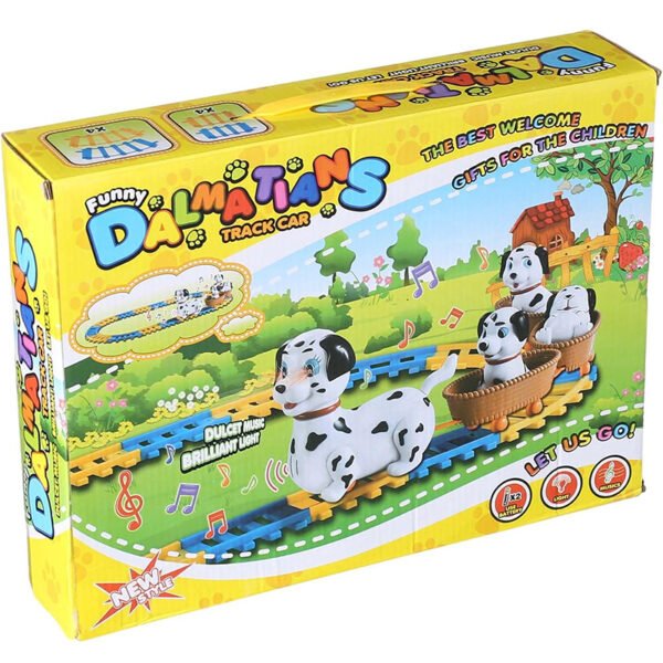 Funny Dalmatians Track Car for Kids
