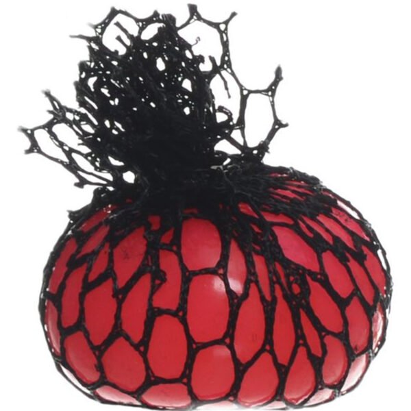 Mesh Squish Yoyo Ball For Unisex, red