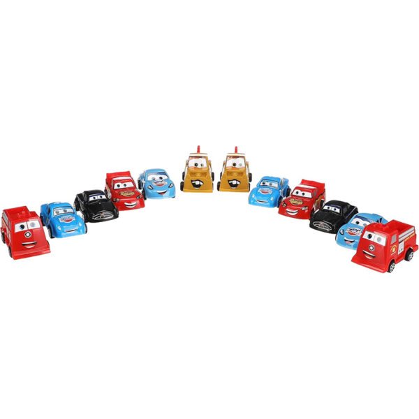 مجموعة سيارات السباق Ztoys مع 12 قطعة للأطفال - متعدد الألوان