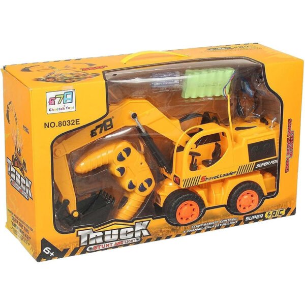 شاحنة 8032 مع جهاز تحكم عن بعد للأولاد - أصفر