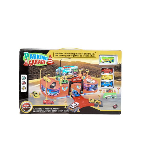 Parking Garage 3988 Building Figure Toy With 35 pcs For Boys - Multi Color