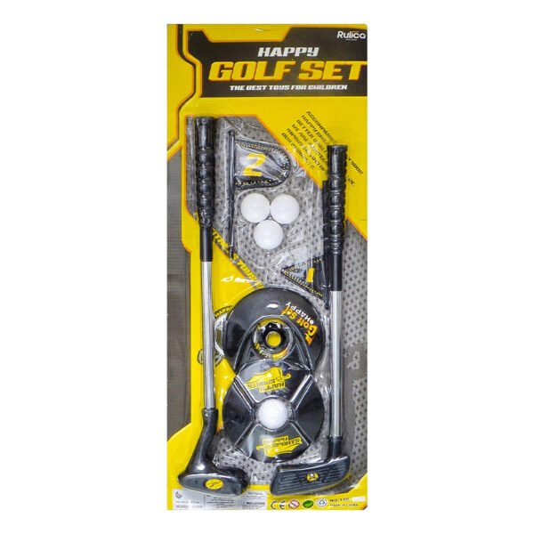 Golf Set 188-6 Toy With 11 Pieces For Boys - Black