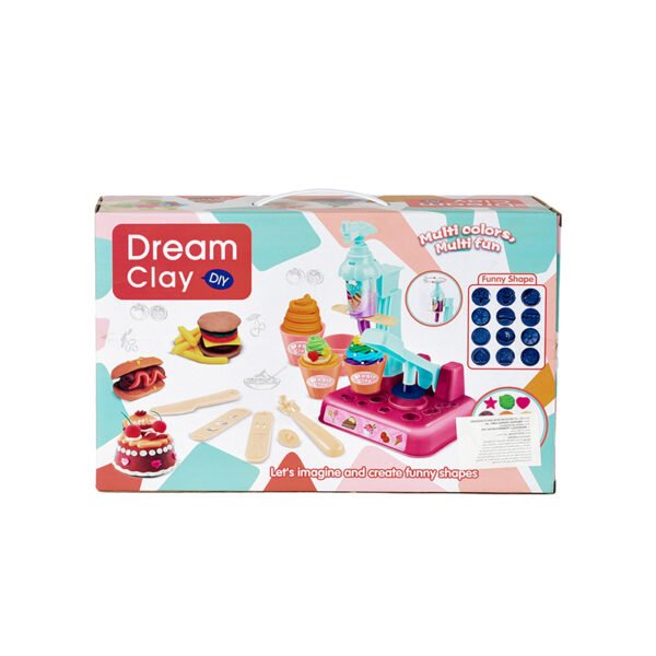 Inbealy Dream Clay Toy With 26 pcs For Girls - Multi-Color